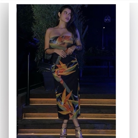 NWT Printed Tulle Paradise perfect for fall season Skirt S - Picture 11 of 12